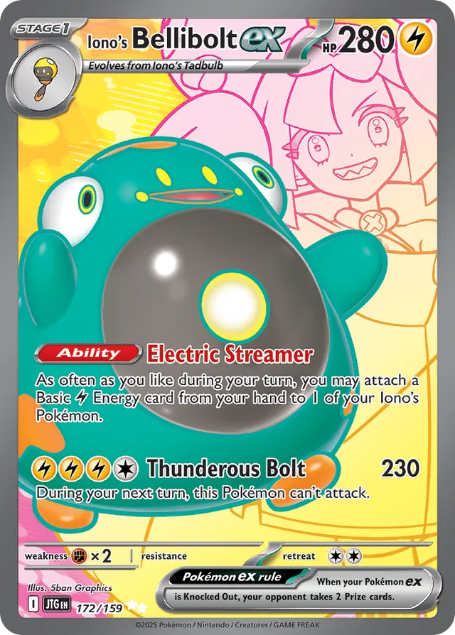 Iono's Bellibolt Ex #172