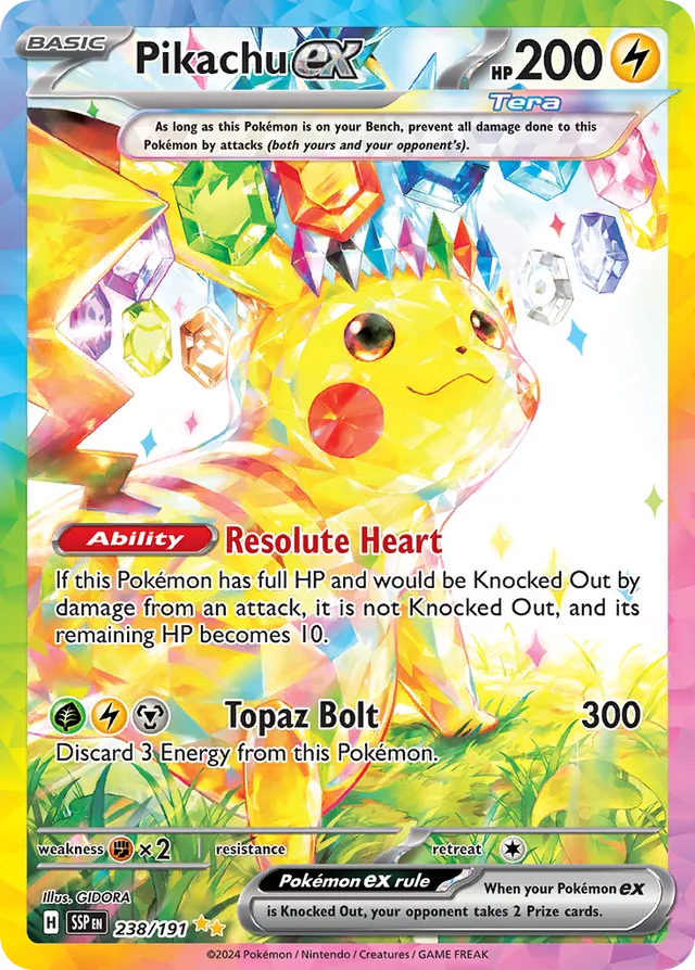 Pikachu ex #238