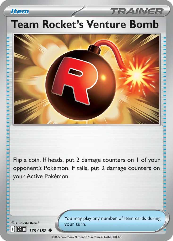 Team Rocket's Venture Bomb #179