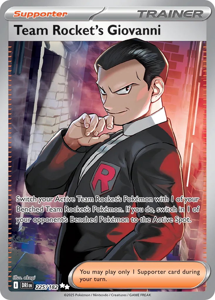 Team Rocket's Giovanni #225