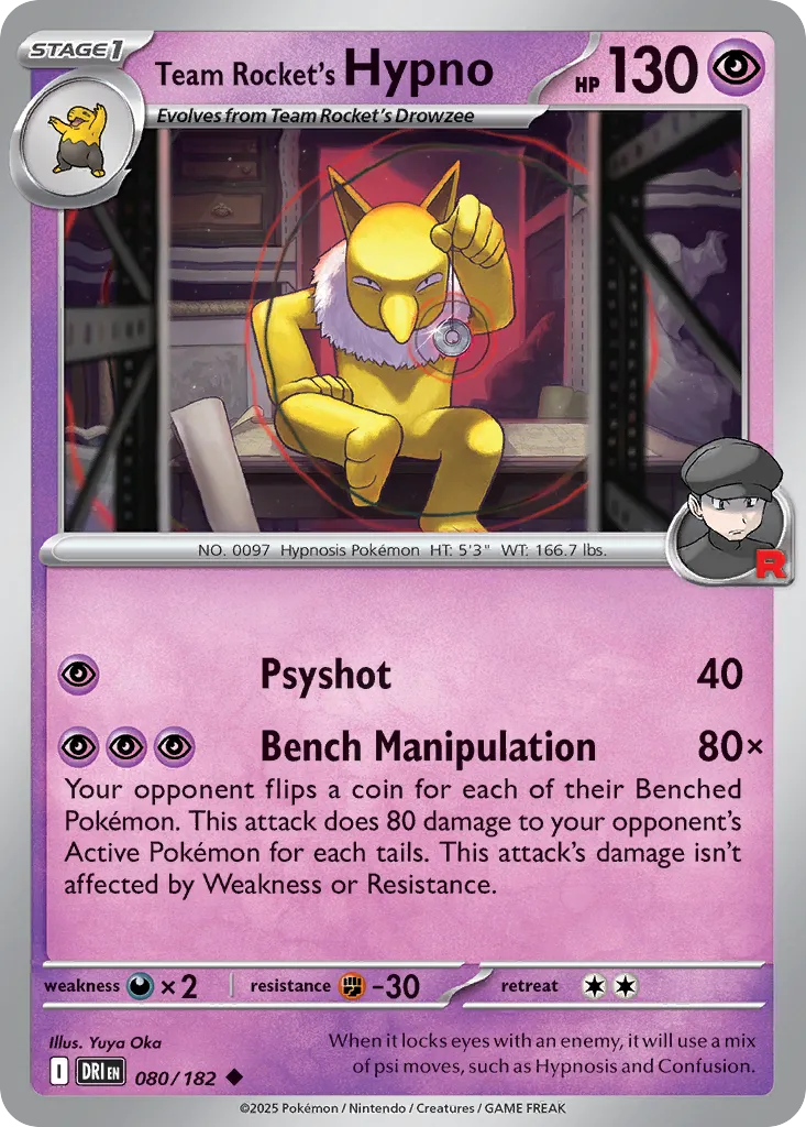 Team Rocket's Hypno #80