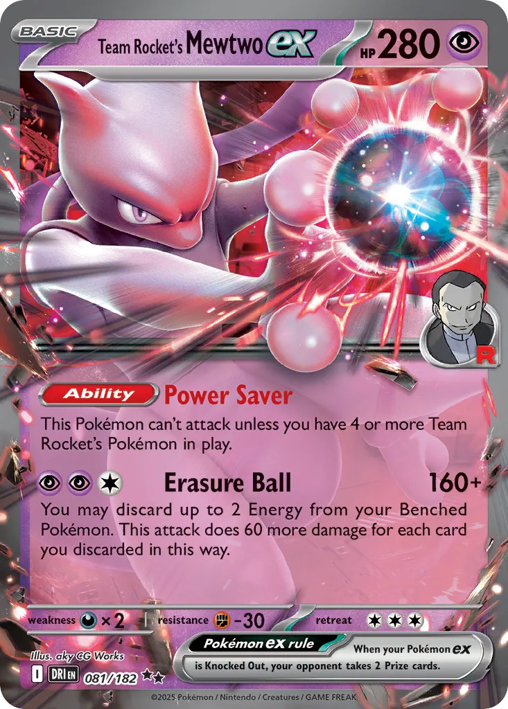 Team Rocket's Mewtwo Ex #81
