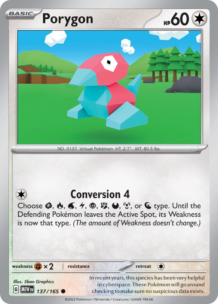 Porygon #137