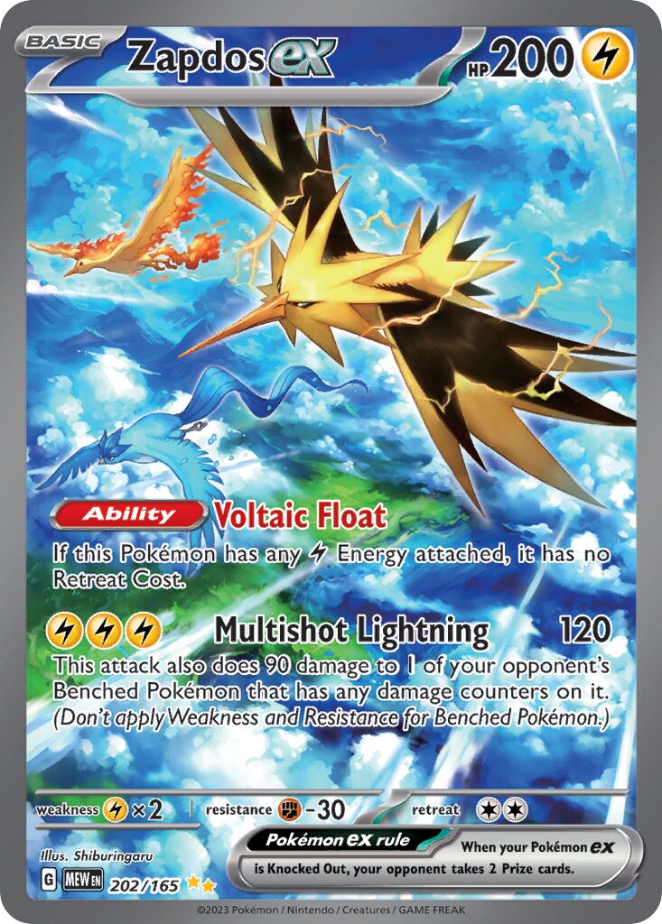 Zapdos ex #202