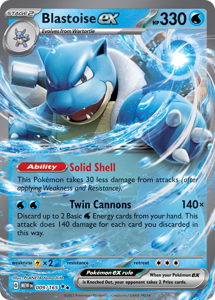 Blastoise ex #9