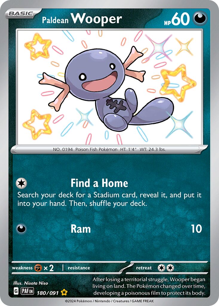 Paldean Wooper #180