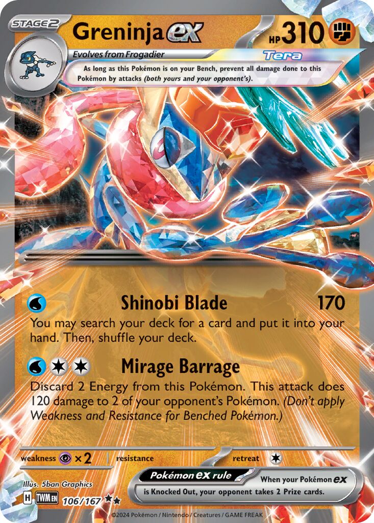 Greninja ex #106