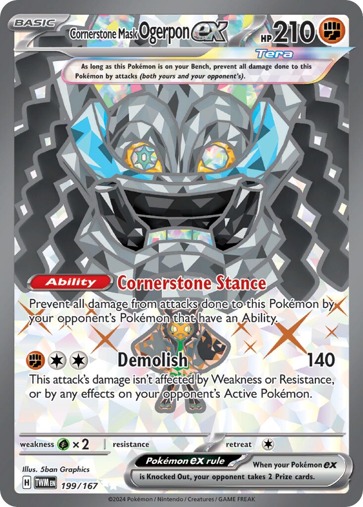 Cornerstone Mask Ogerpon ex #199