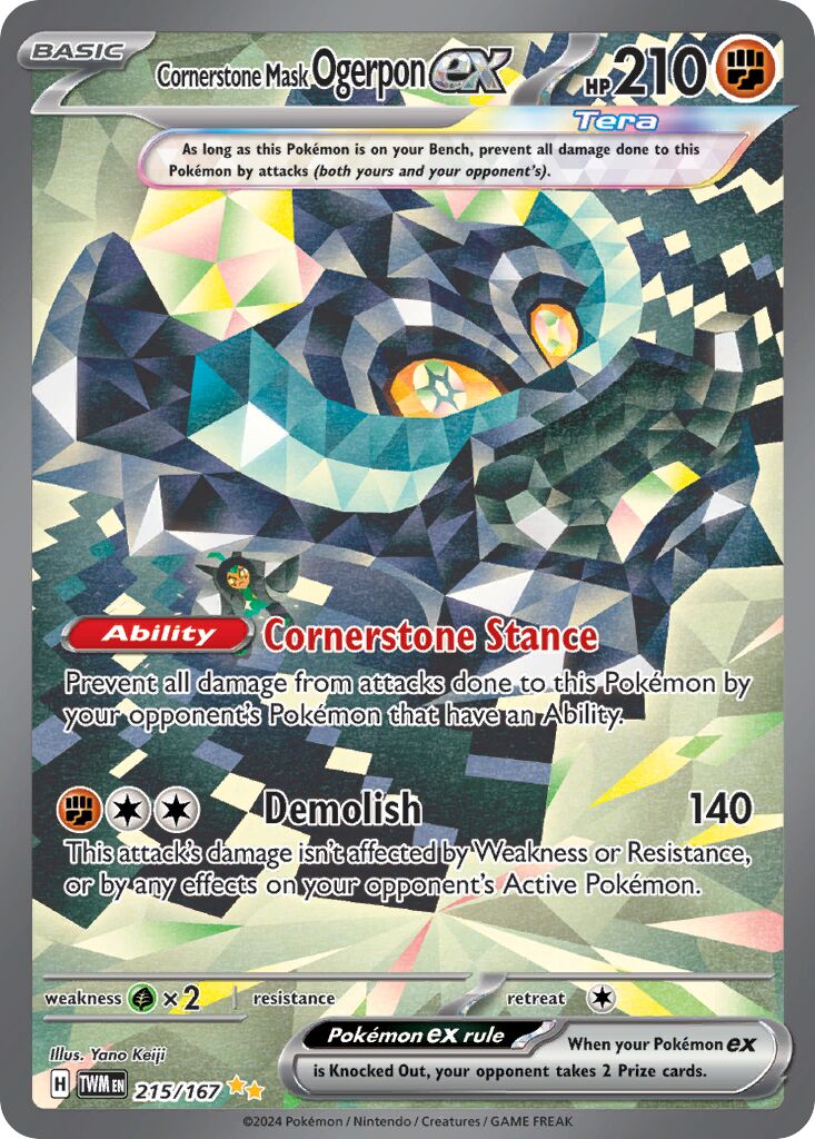 Cornerstone Mask Ogerpon ex #215