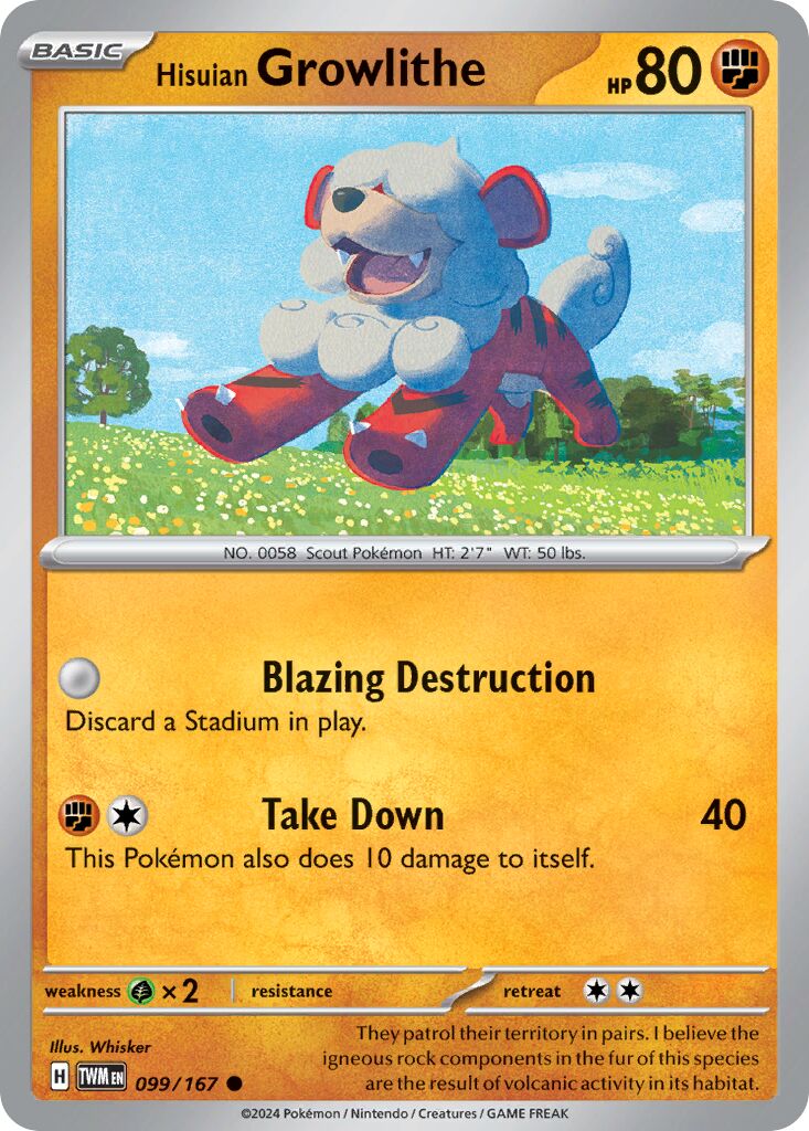 Hisuian Growlithe #99