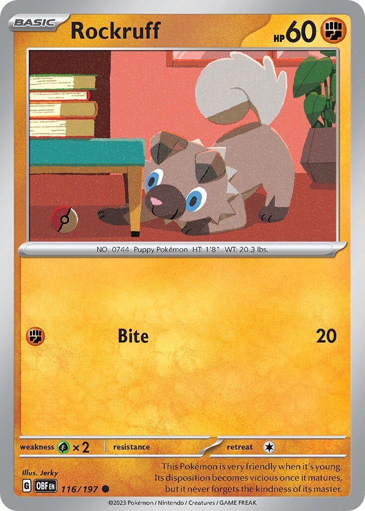 Rockruff #116