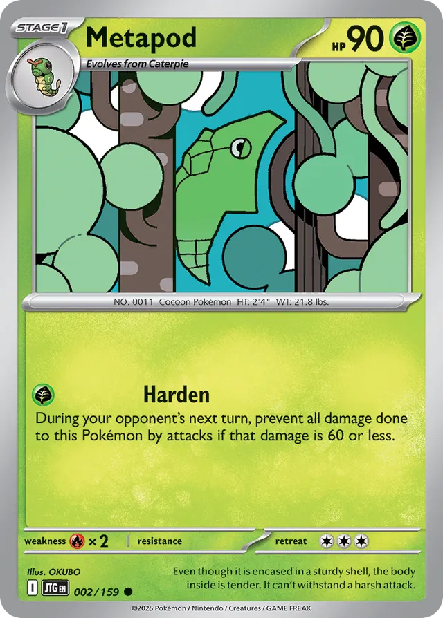 Metapod [Reverse Holo] #2
