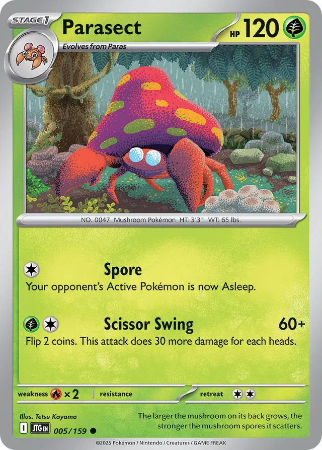 Parasect [Reverse Holo] #5