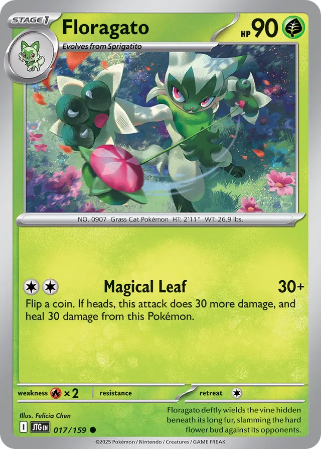 Floragato [Reverse Holo] #17