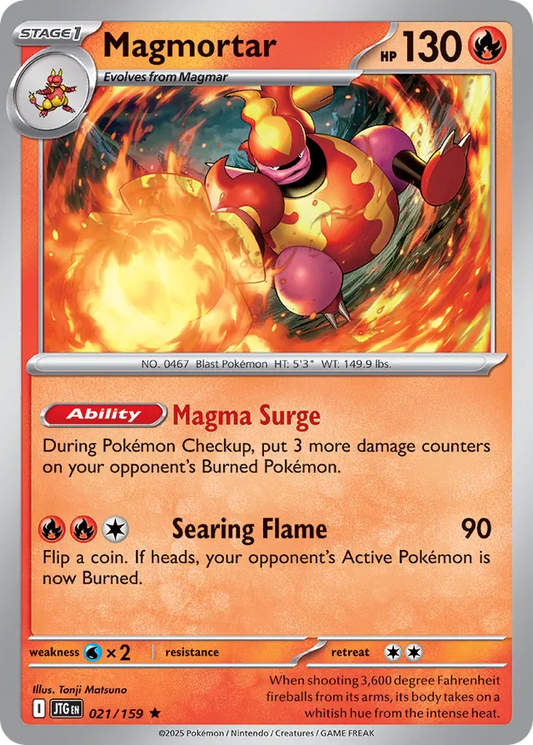 Magmortar [Reverse Holo] #21