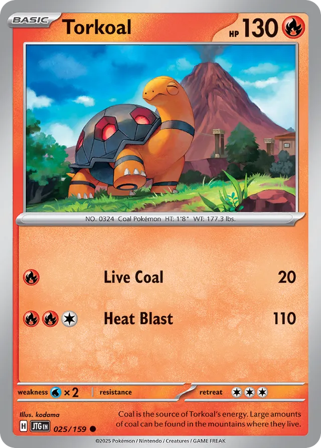 Torkoal [Reverse Holo] #25
