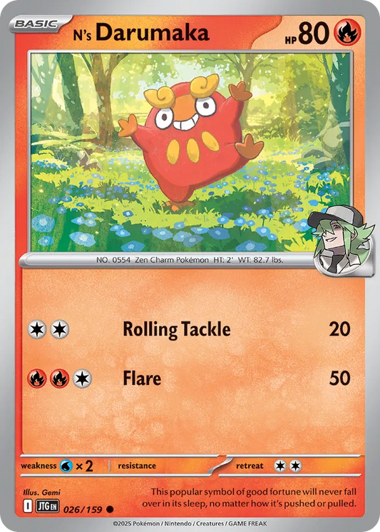 N's Darumaka [Reverse Holo] #26