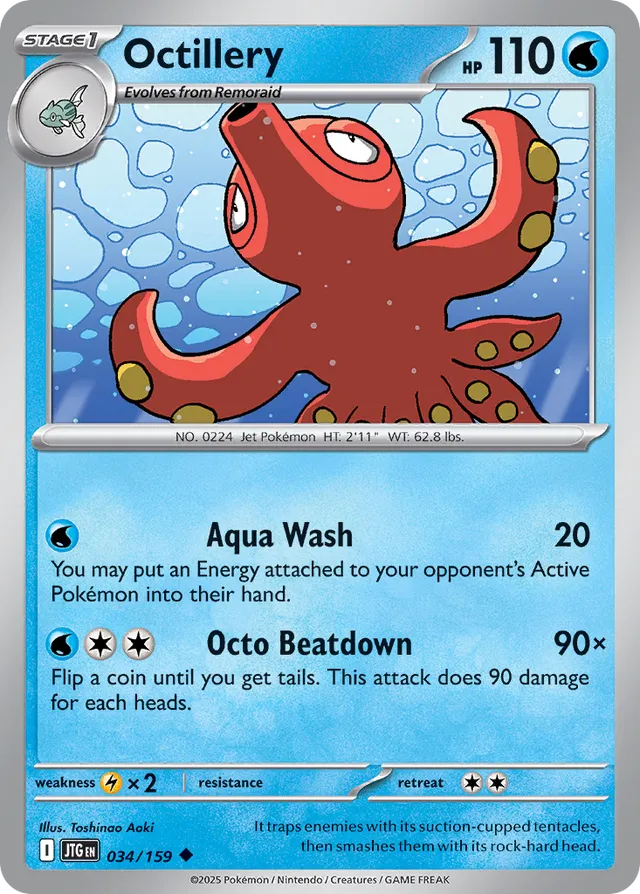 Octillery [Reverse Holo] #34