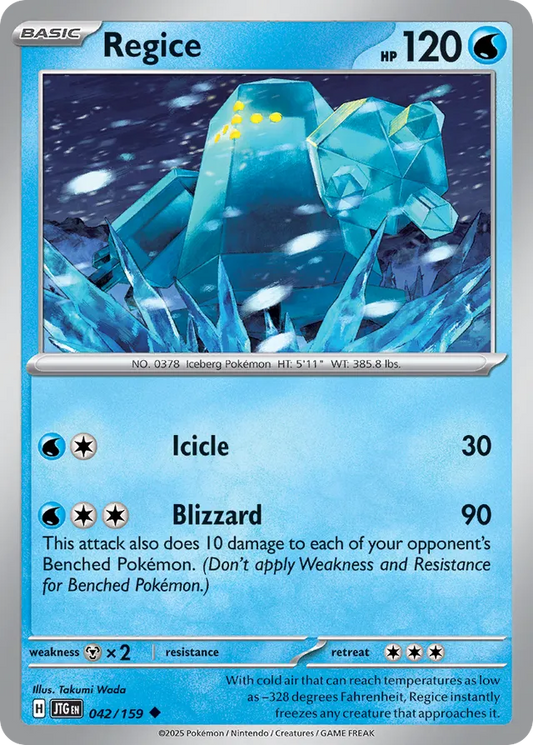 Regice [Reverse Holo] #42