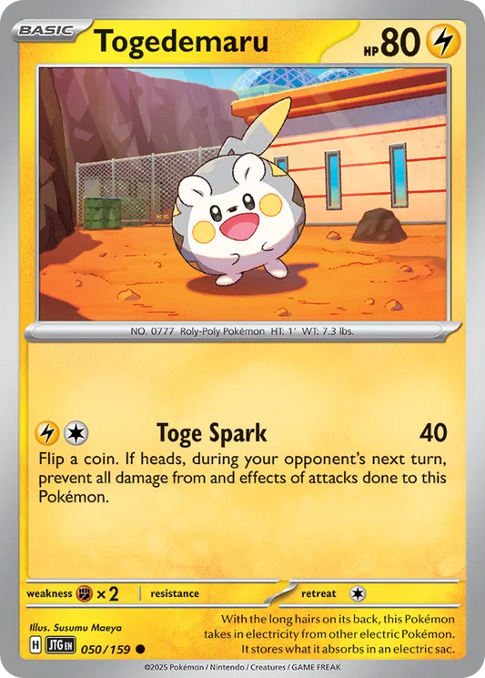 Togedemaru [Reverse Holo] #50
