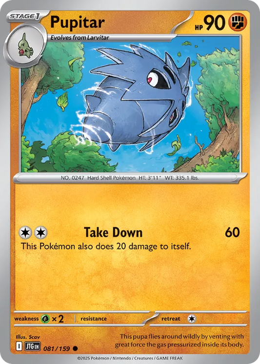 Pupitar [Reverse Holo] #81