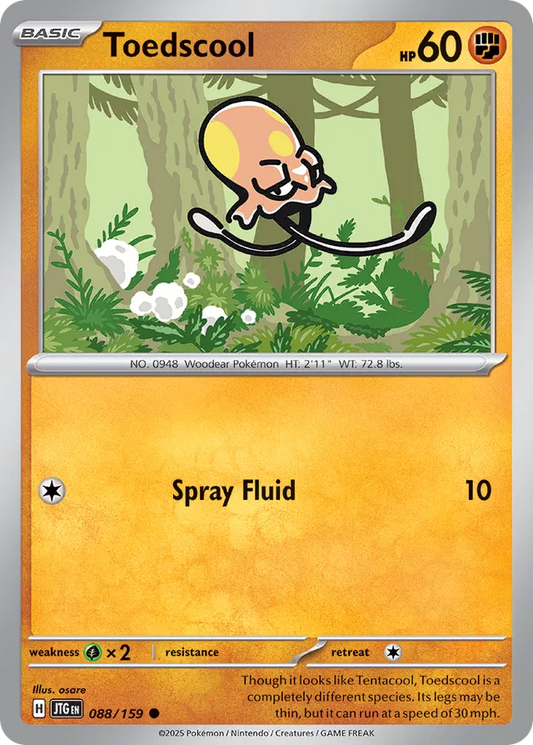 Toedscool [Reverse Holo] #88