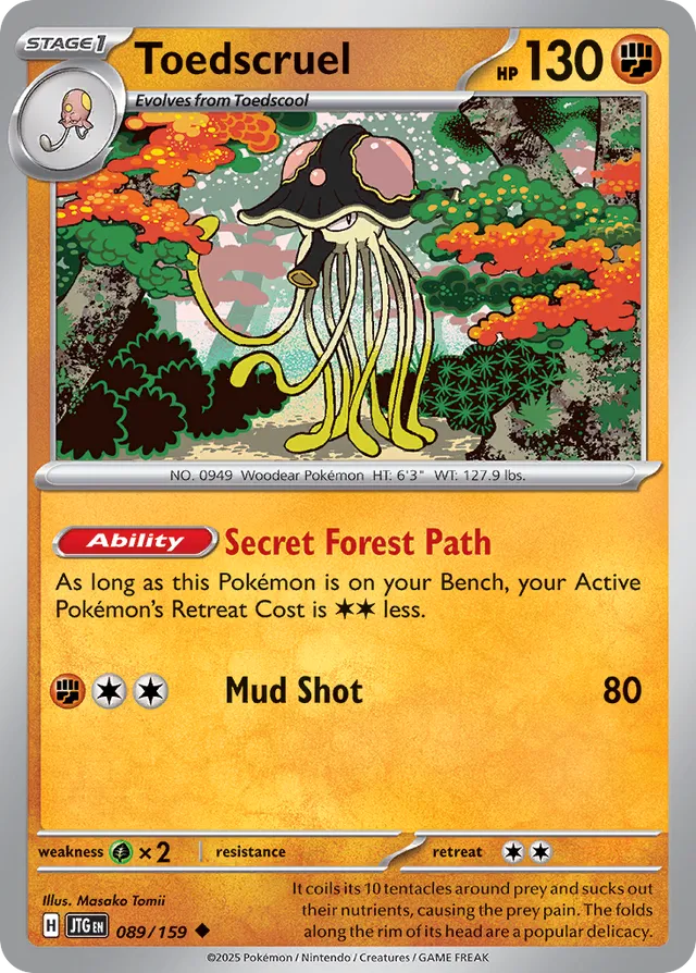 Toedscruel [Reverse Holo] #89