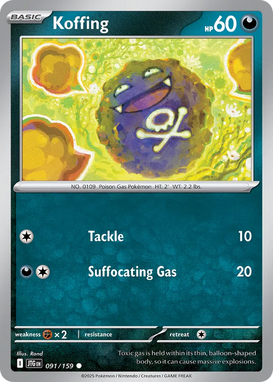 Koffing [Reverse Holo] #91