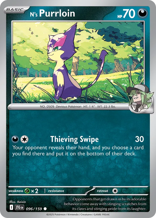 N's Purrloin [Reverse Holo] #96
