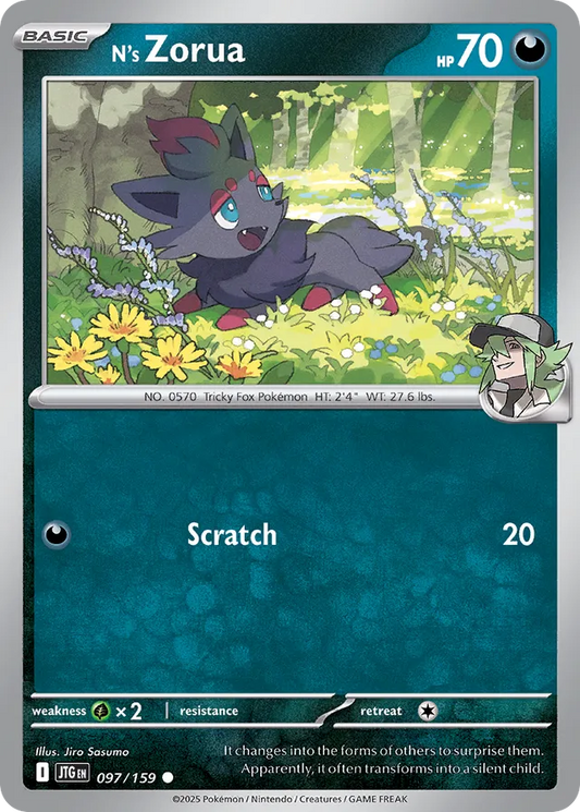 N's Zorua [Reverse Holo] #97