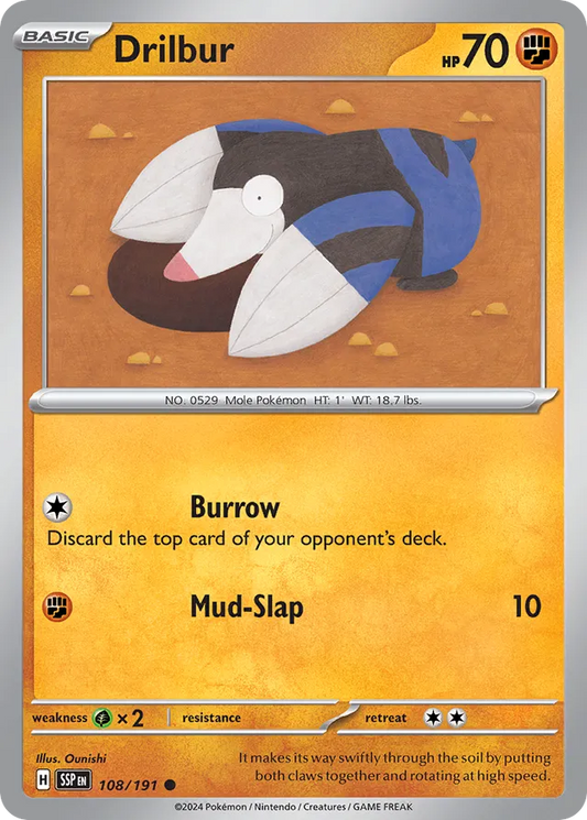 Drilbur [Reverse Holo] #108