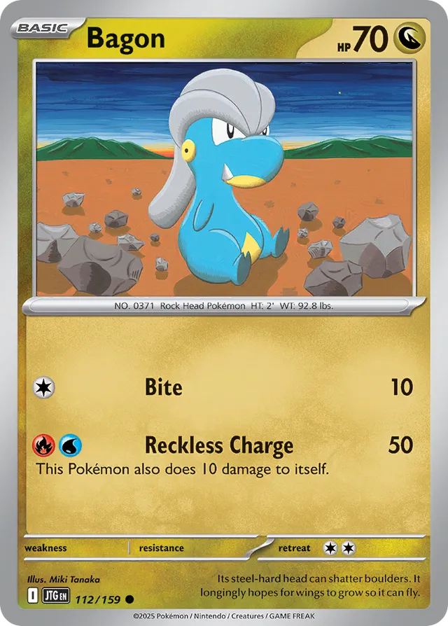 Bagon [Reverse Holo] #112