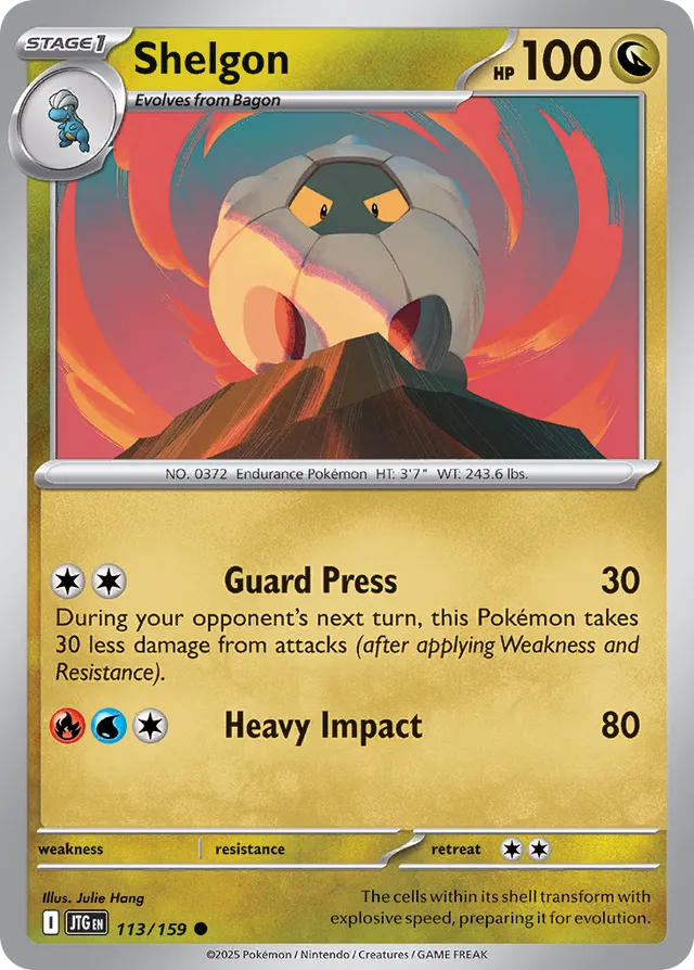 Shelgon [Reverse Holo] #113