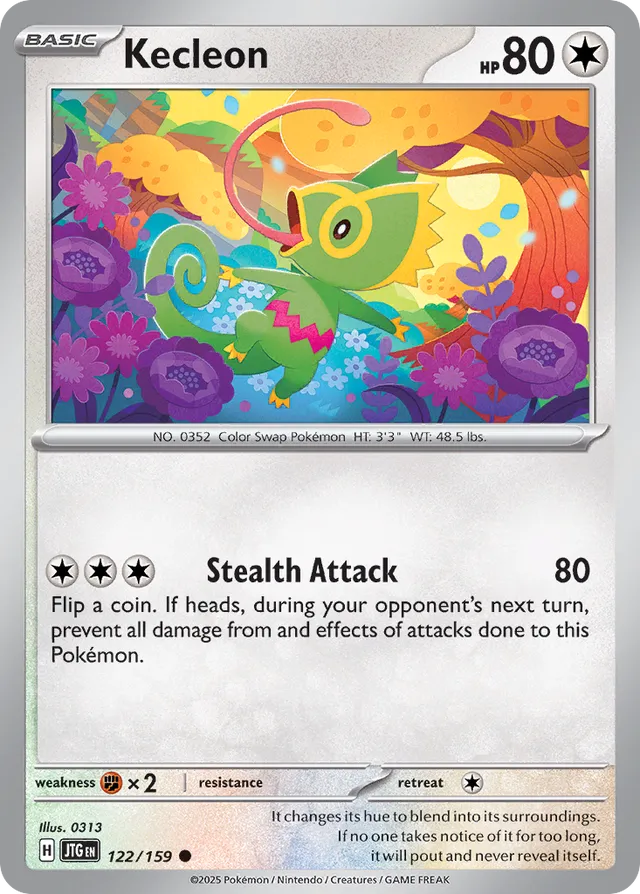 Kecleon [Reverse Holo] #122