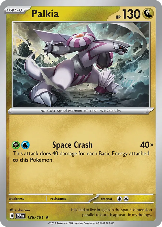 Palkia [Reverse Holo] #136