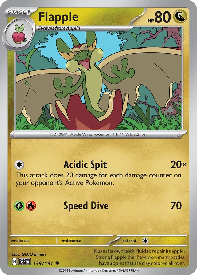 Flapple [Reverse Holo] #139
