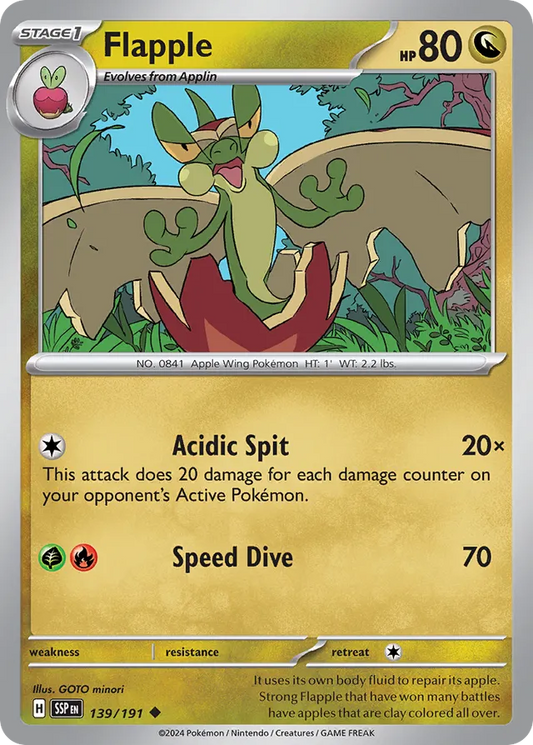 Flapple [Reverse Holo] #139
