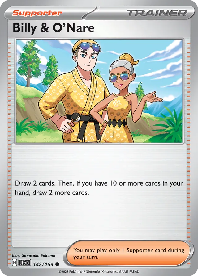 Billy & O'Nare [Reverse Holo] #142