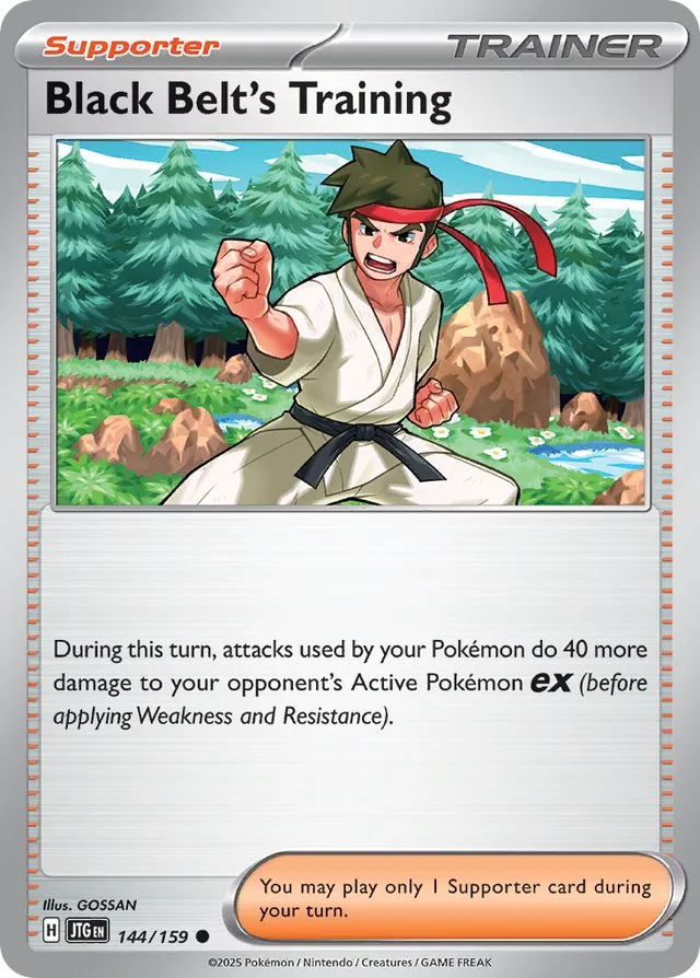 Black Belt's Training [Reverse Holo] #144