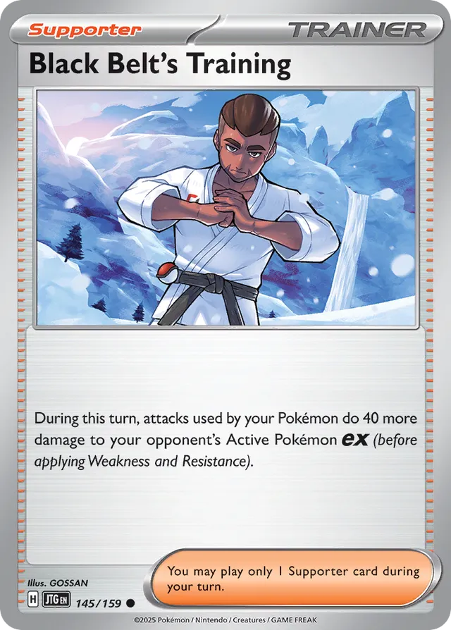 Black Belt's Training [Reverse Holo] #145