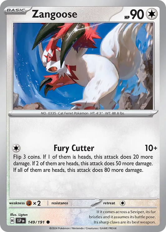 Zangoose [Reverse Holo] #149