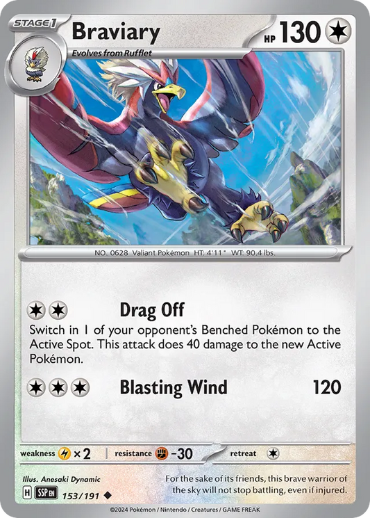 Braviary [Reverse Holo] #153