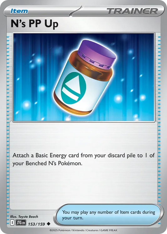 N's PP Up [Reverse Holo] #153
