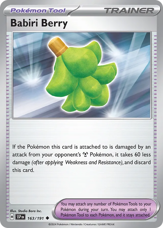 Babiri Berry [Reverse Holo] #163