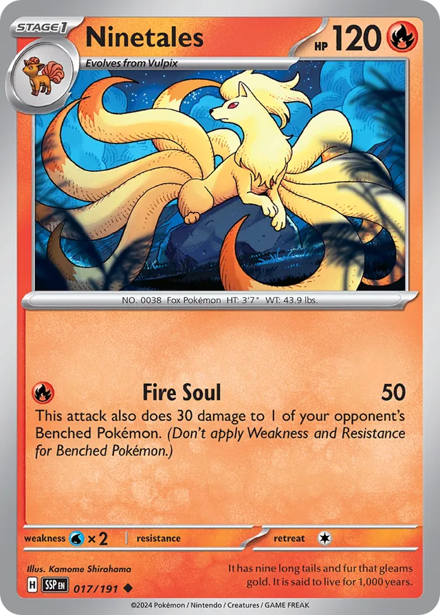Ninetales [Reverse Holo] #17
