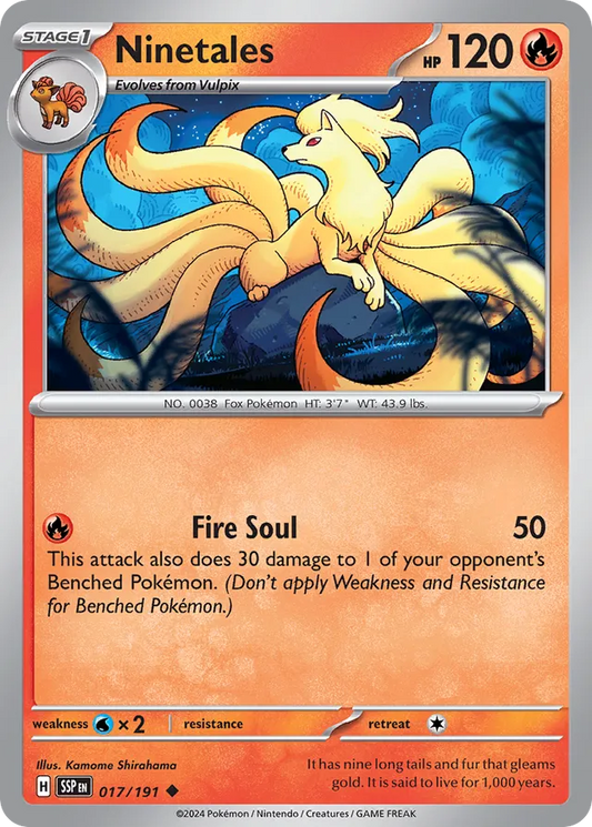 Ninetales [Reverse Holo] #17