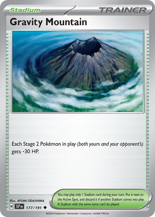 Gravity Mountain [Reverse Holo] #177