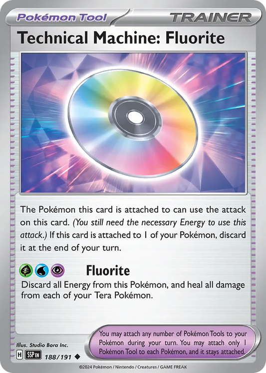 Technical Machine: Fluorite [Reverse Holo] #188