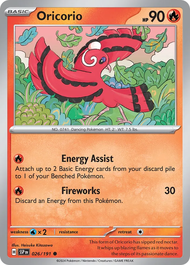 Oricorio [Reverse Holo] #26