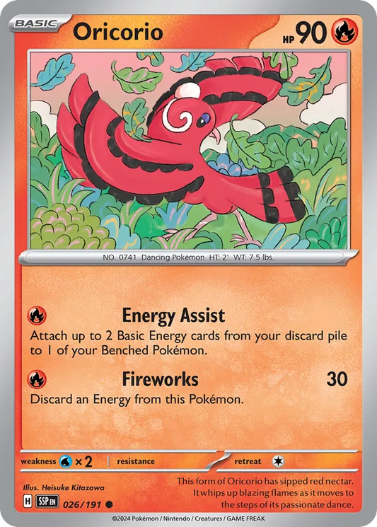 Oricorio [Reverse Holo] #26